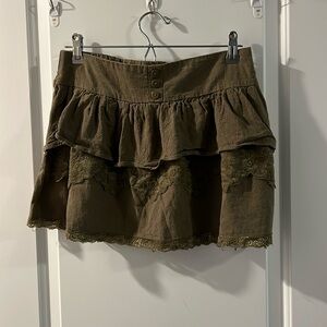 Romwe skirt - olive or khaki green